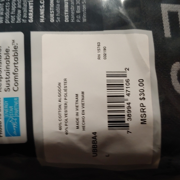 Mens Hanes Boxer Briefs NWT Large 36-38 - Picture 4 of 4